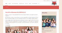 Desktop Screenshot of amyna.de